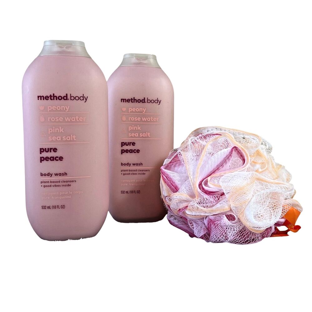 Method Body Wash Women Pure Peace (18 oz. ea.) Bundle